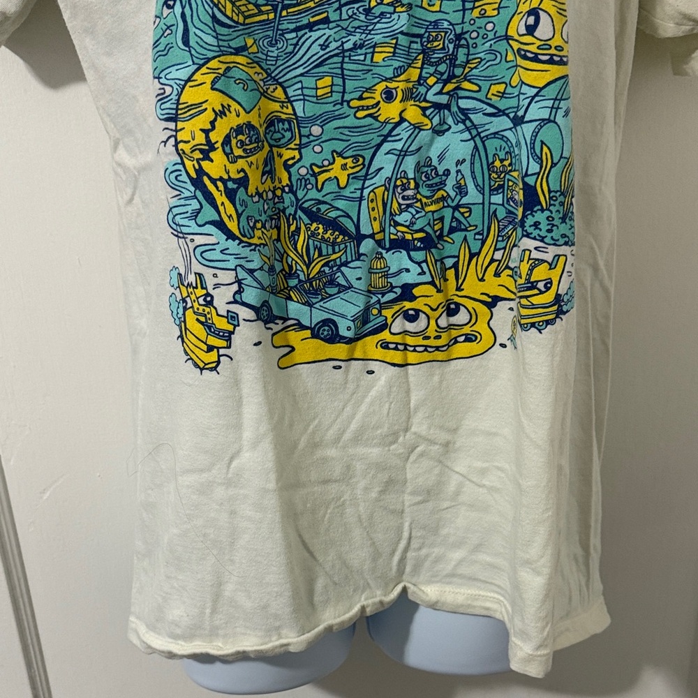 Alvvays by Killer Acid Graphic Cream T-Shirt - Picture 3 of 11